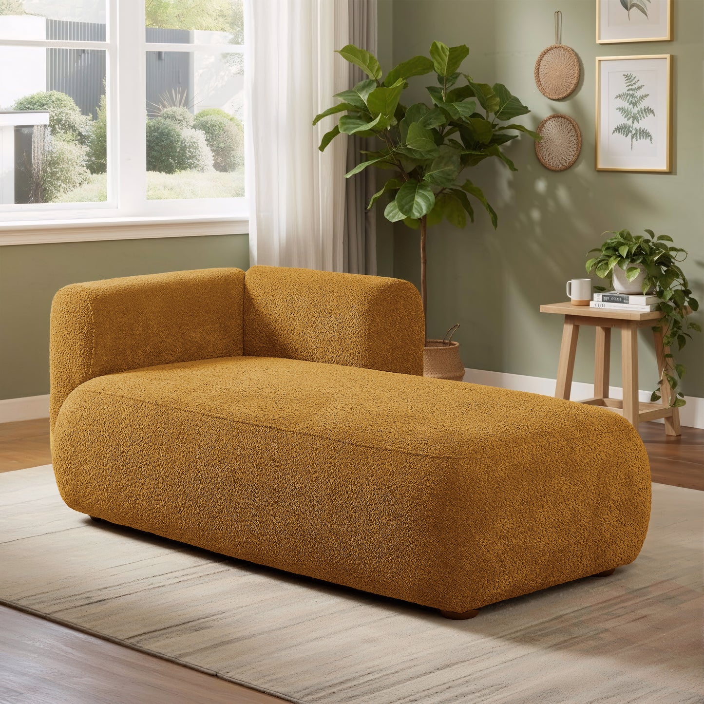 Upholstered Chaise Lounge image 1