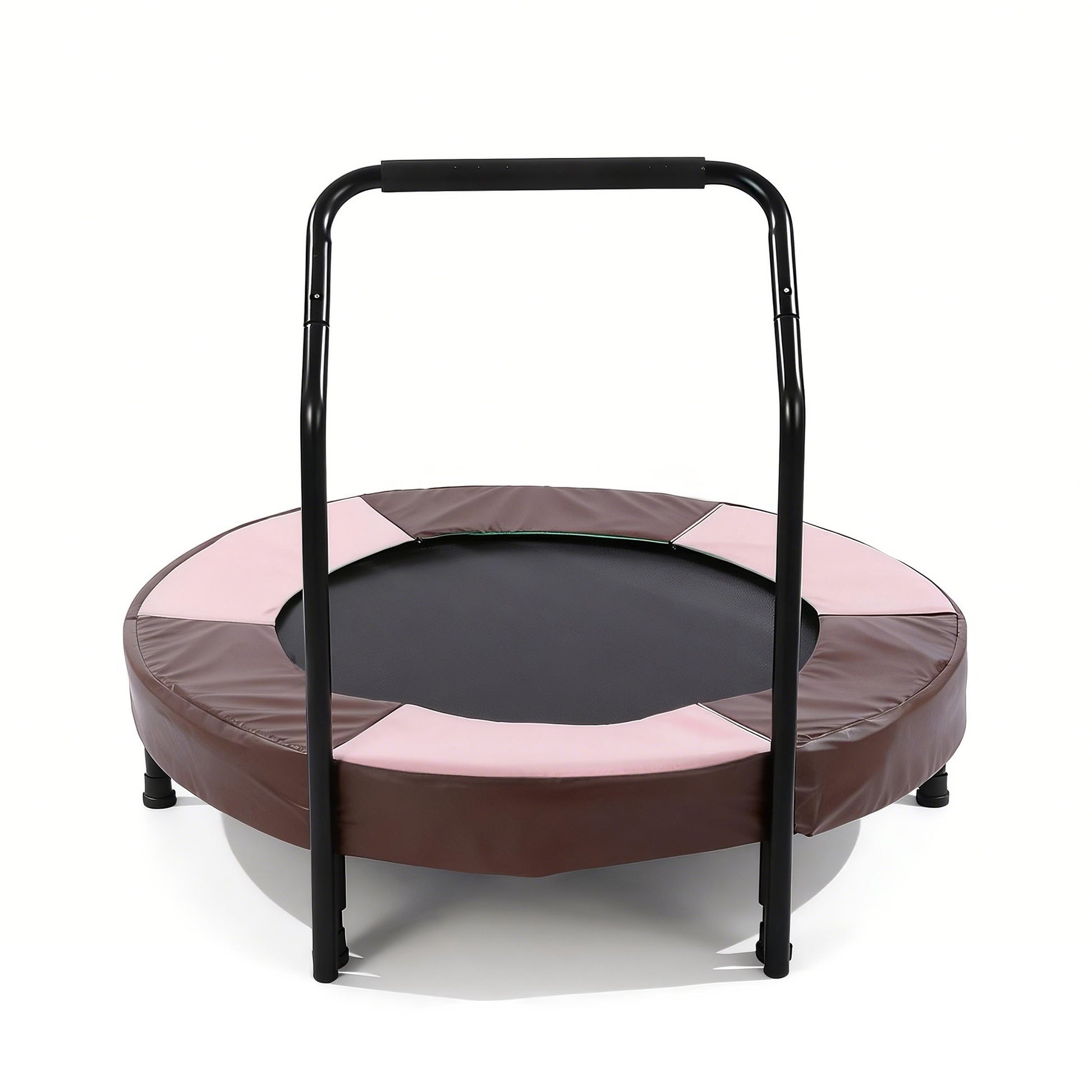 36 inch Nursery Trampoline for Kids, Ages 1 Year Plus, Mini Indoor Foldable Rebounder With Handle,Stable & Quiet,Toddler Trampoline Toys, for Boys & Girls,Bay Bungee Trampoline image 3