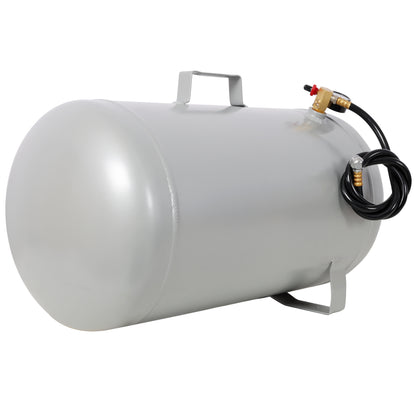 Portable11 Gallon Aluminum Air Tank, Lightweight Durable Air Compressor Tank with Pressure Gauge, Safety Valve and 47 Inch Hose for Easy Tool Connection image 2
