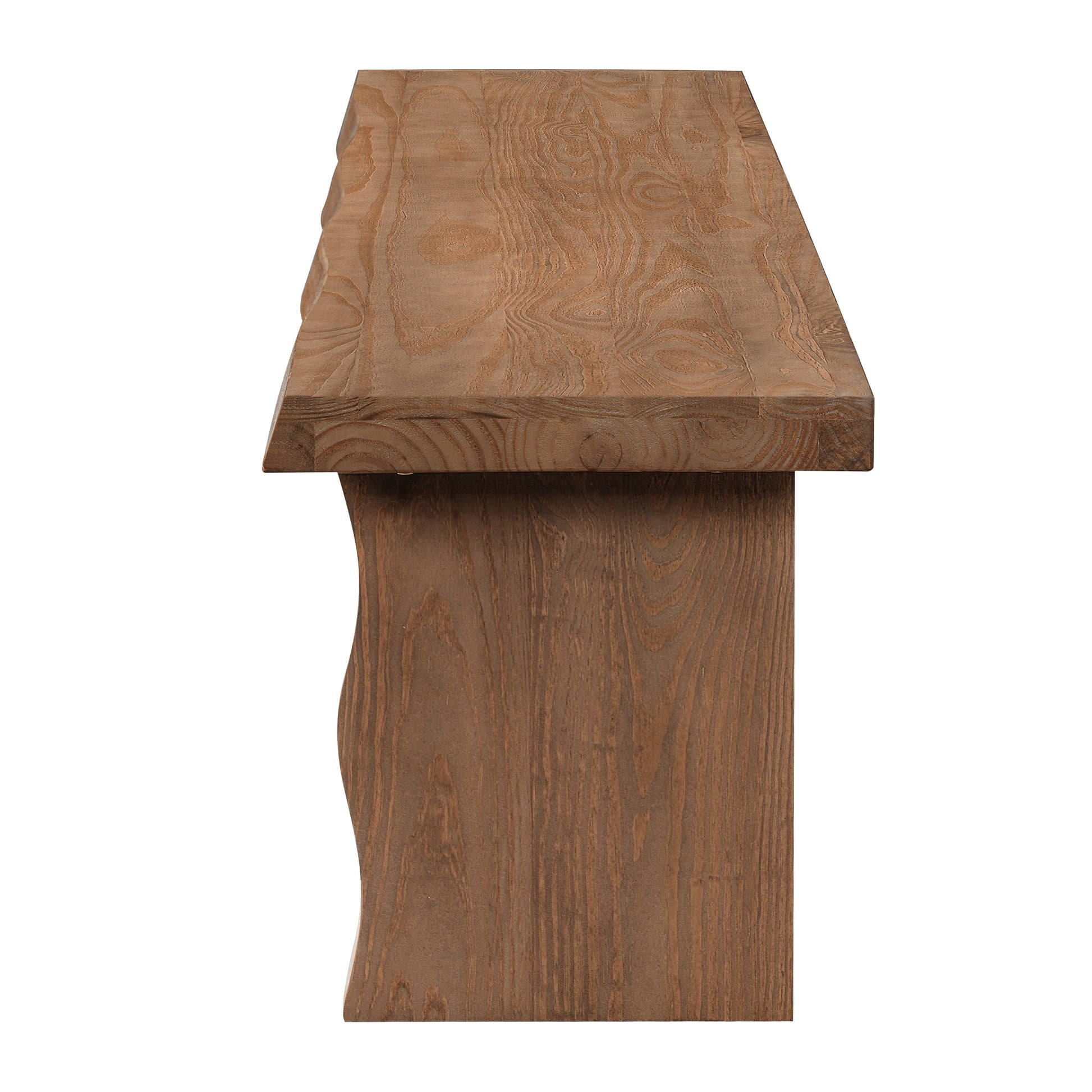 Indoor Pine Dining Bench, 62.9''L Solid Wood Seating, 350lbs Weight Capacity, Fits 3 People for Kitchen, Dining Room & Living Space image 11