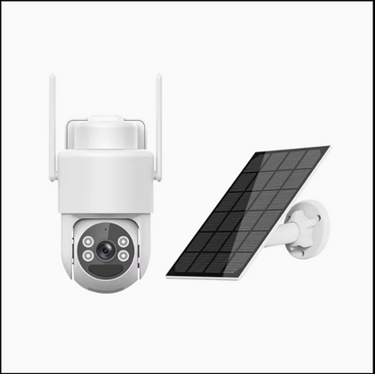 4G solar outdoor camera front view