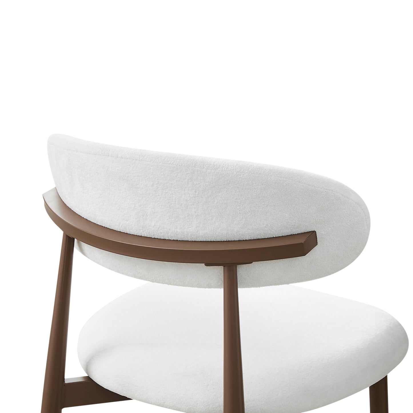 47.24" Round Dining Table (Serves 2–4) with Two Dining Chairs Blends modern and farmhouse styles, featuring a double-tiered storage shelf, suitable for dining rooms or living spaces.Walnut image 11