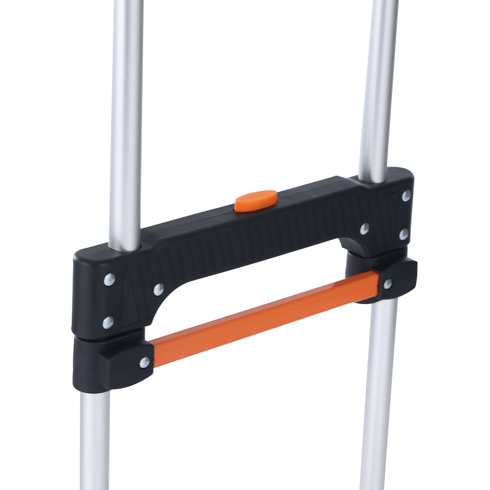 Folding Hand Truck, 275 lbs Load Capacity, Aluminum Portable Cart, Convertible Hand Truck and Dolly with Telescoping Handle and PP+TPR Wheels, Ultra Lightweight Super Strong for Moving Warehouse image 4