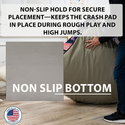 Sensory Crash Pad for Kids & Adult – Crash Mat with Foam Blocks, Removable and washable with Non-Slip Bottom, Fleece Soft Fabric Sensory Pads, Landing Mat for Jumping, Relaxing & Play - 48"x72" image 4