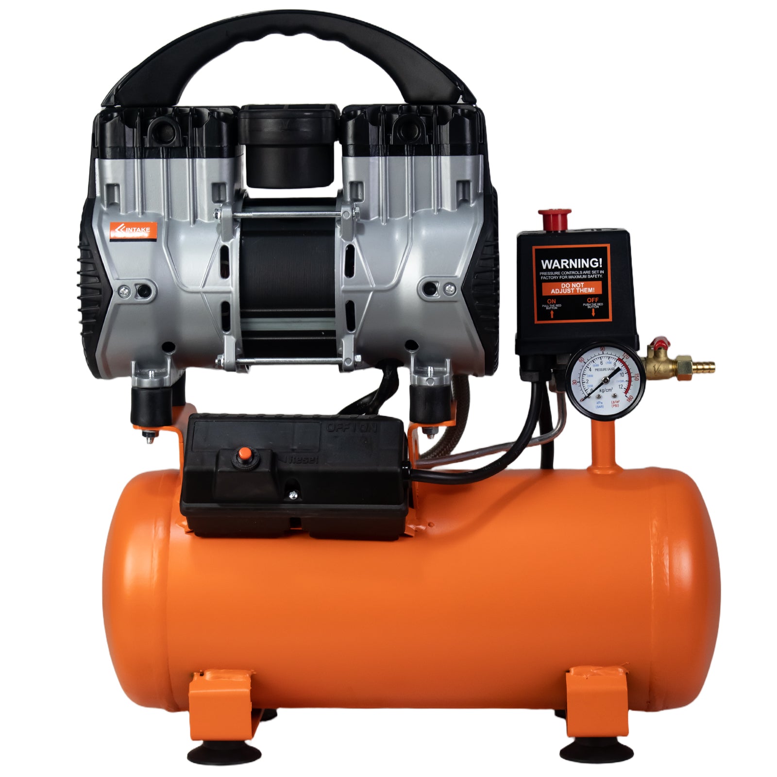 Quiet Low Noise Oil Free Air Compressor, Mini Portable Electric Air Compressor Low Noise for Home, Inflator, Small Pneumatic Tools image 12