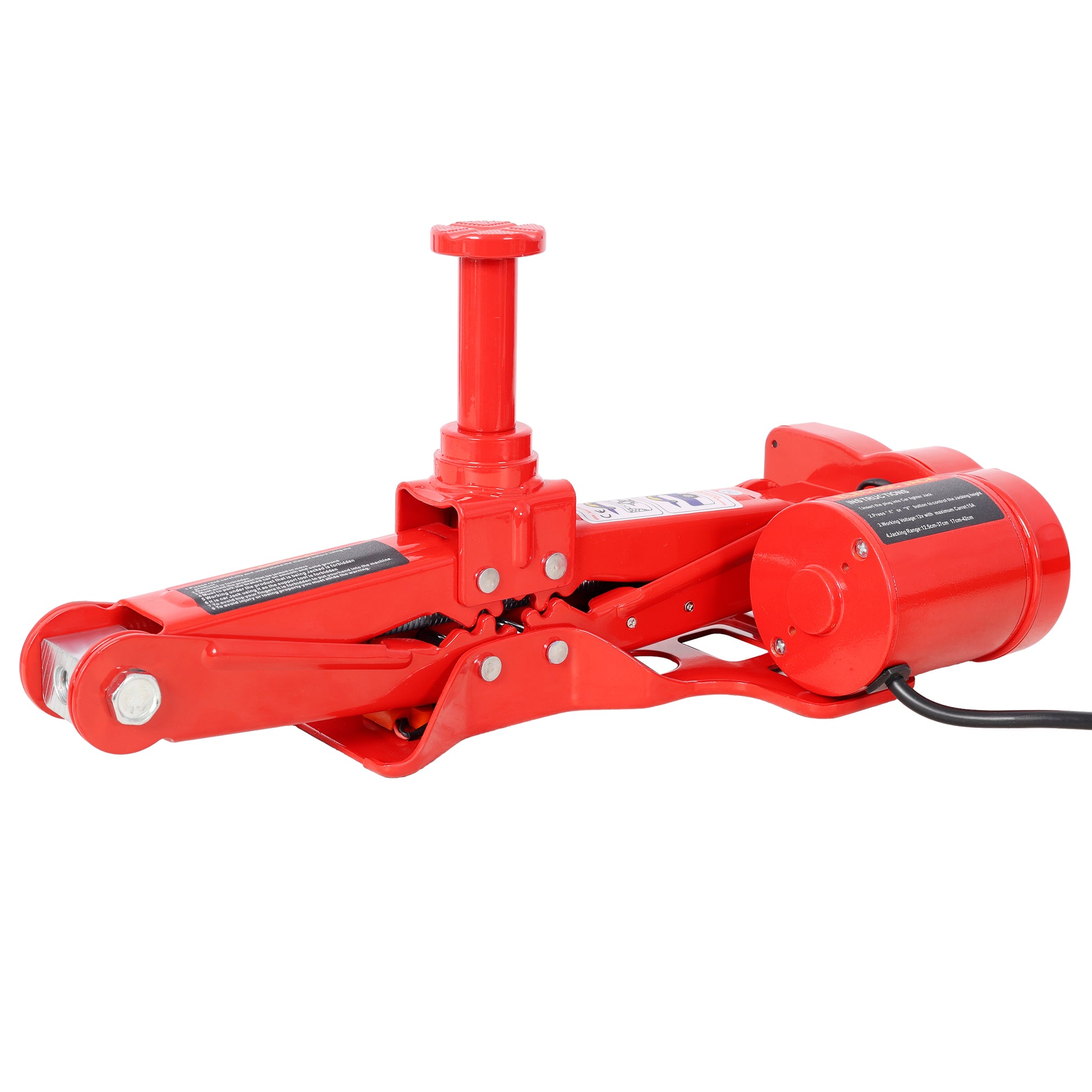 3Ton 12V Electric Car Scissor Jack Kit, Heavy Duty Portable Auto Lift Floor Jack, Roadside Emergency Tire Changing Tool for Sedans & SUVs image 6