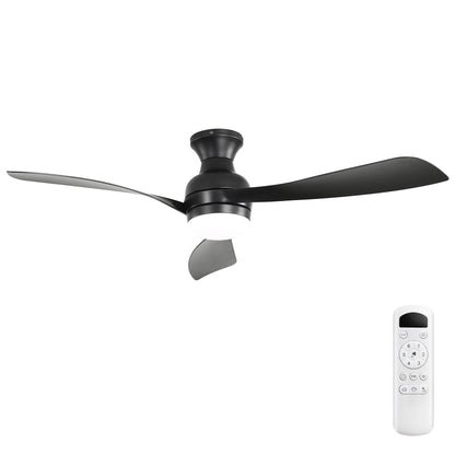 52" Ceiling Fan with Lights, Dimmable LED, Reversible DC Motor, Light Memory, for Bedroom, Living Room, Kitchen image 1