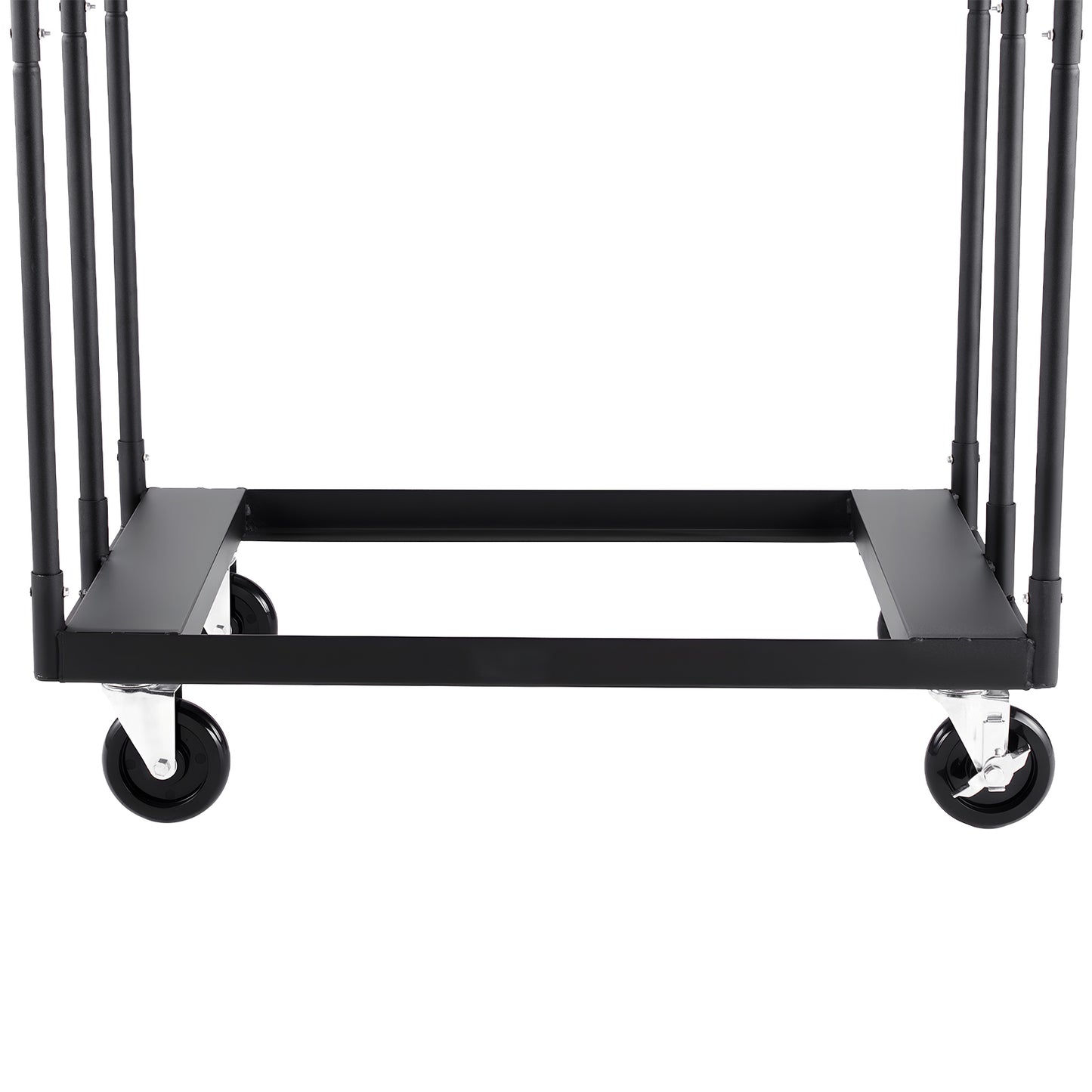 Drywall Cart Dolly, 1800 lbs Load Capacity, Steel Panel Truck Cart with 5 inch Swivel Casters, Lumber Drywall Dolly with with Tie-Down Strap & 3 Side Handrails for Factory, Warehouse, Garage, Black image 10