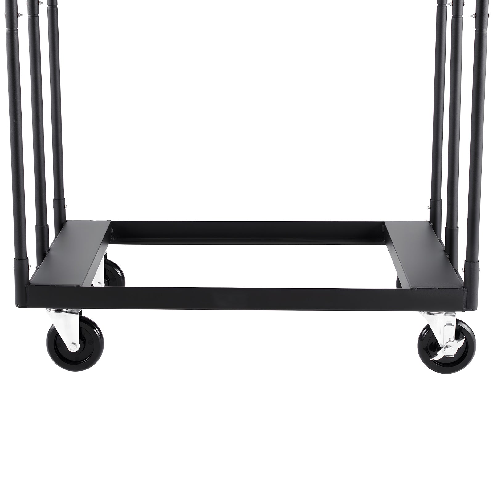 Drywall Cart Dolly, 1800 lbs Load Capacity, Steel Panel Truck Cart with 5 inch Swivel Casters, Lumber Drywall Dolly with with Tie-Down Strap & 3 Side Handrails for Factory, Warehouse, Garage, Black image 10