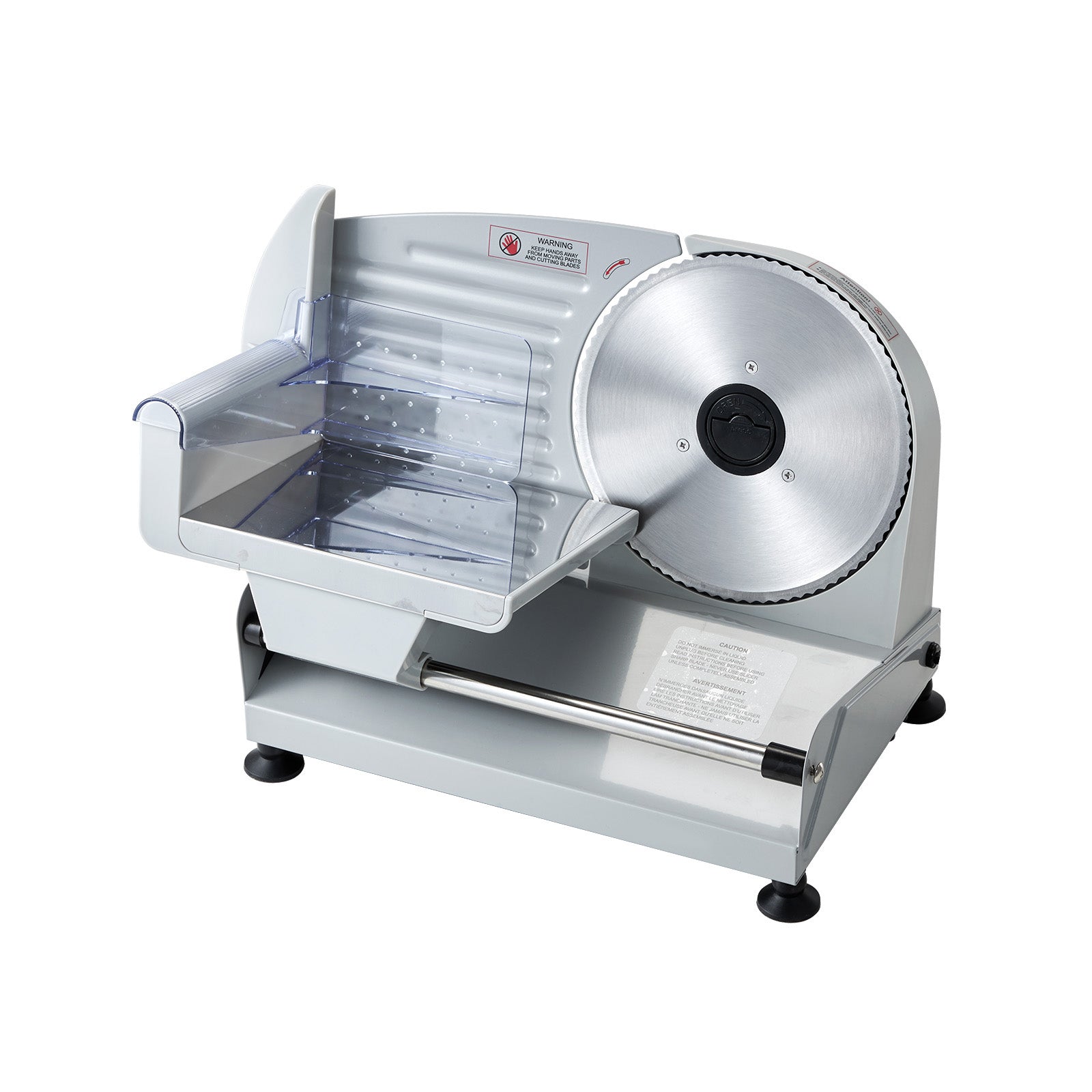 Meat Slicer, 7.5" Electric Deli Slicer with SUS420 Blade & 0-0.6" Adjustable Thickness, 200W Home Food-Slicer for Frozen Meat, Ham, Baguett, Steak, UL Approved image 8