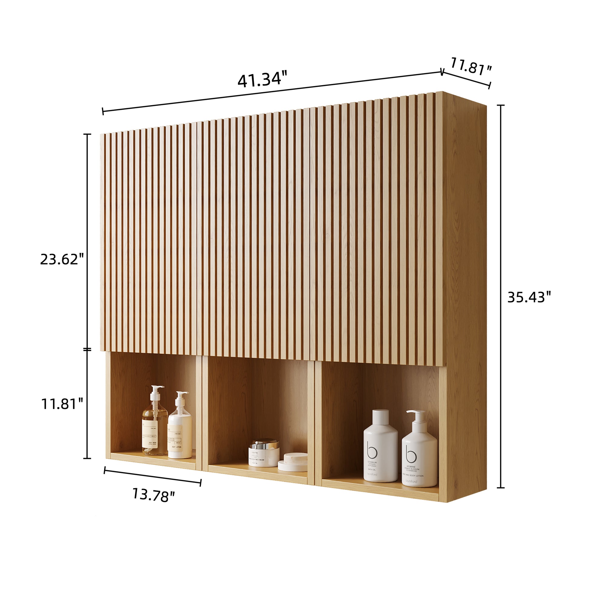 MITCH Cabinet - Close-up of French 3D Groove Door Panel