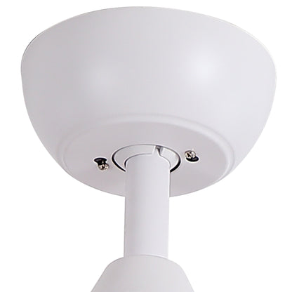 42 in. Indoor White Ceiling Fan with Intergrated LED Light Kit with Remote Control, 3 Plywood Blades and Work with Smart APP image 4
