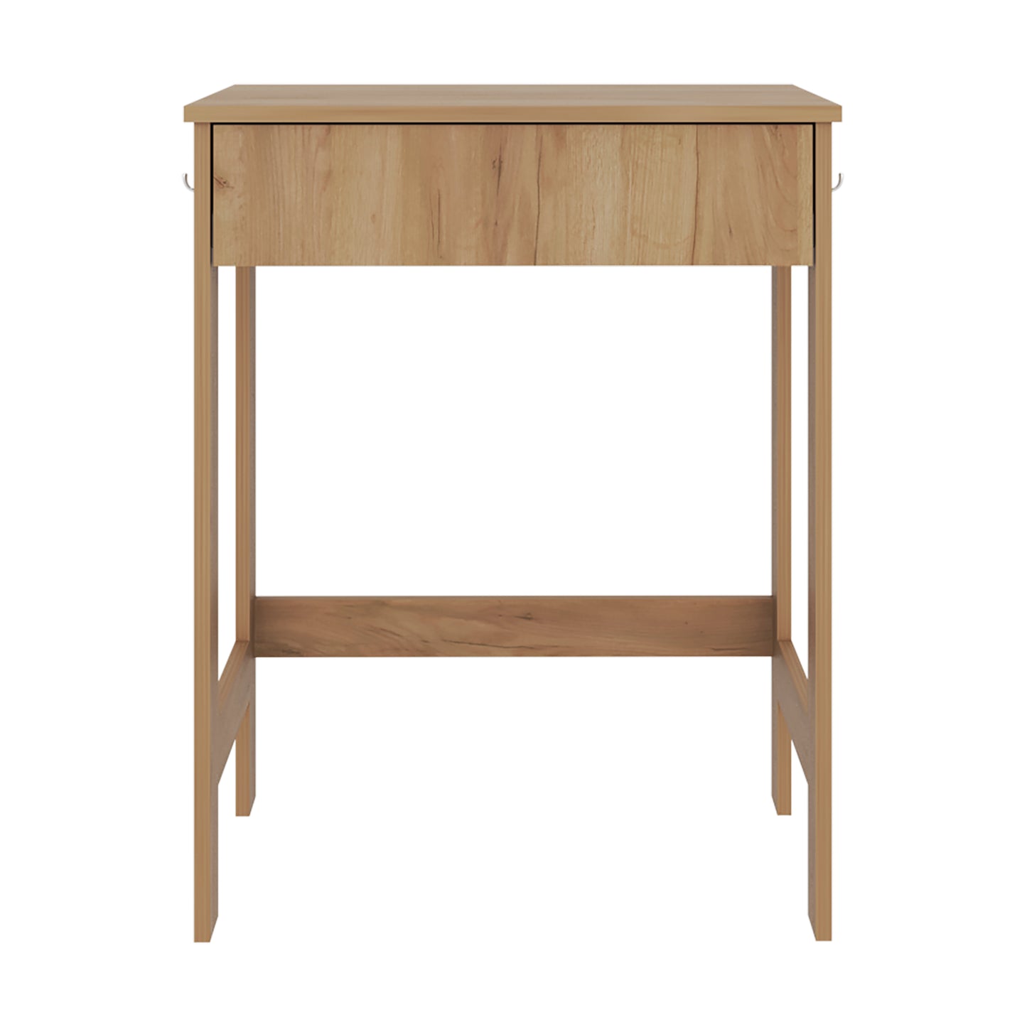 Computer Desk, 1 Drawer, 4 Legs, Natural Oak image 5