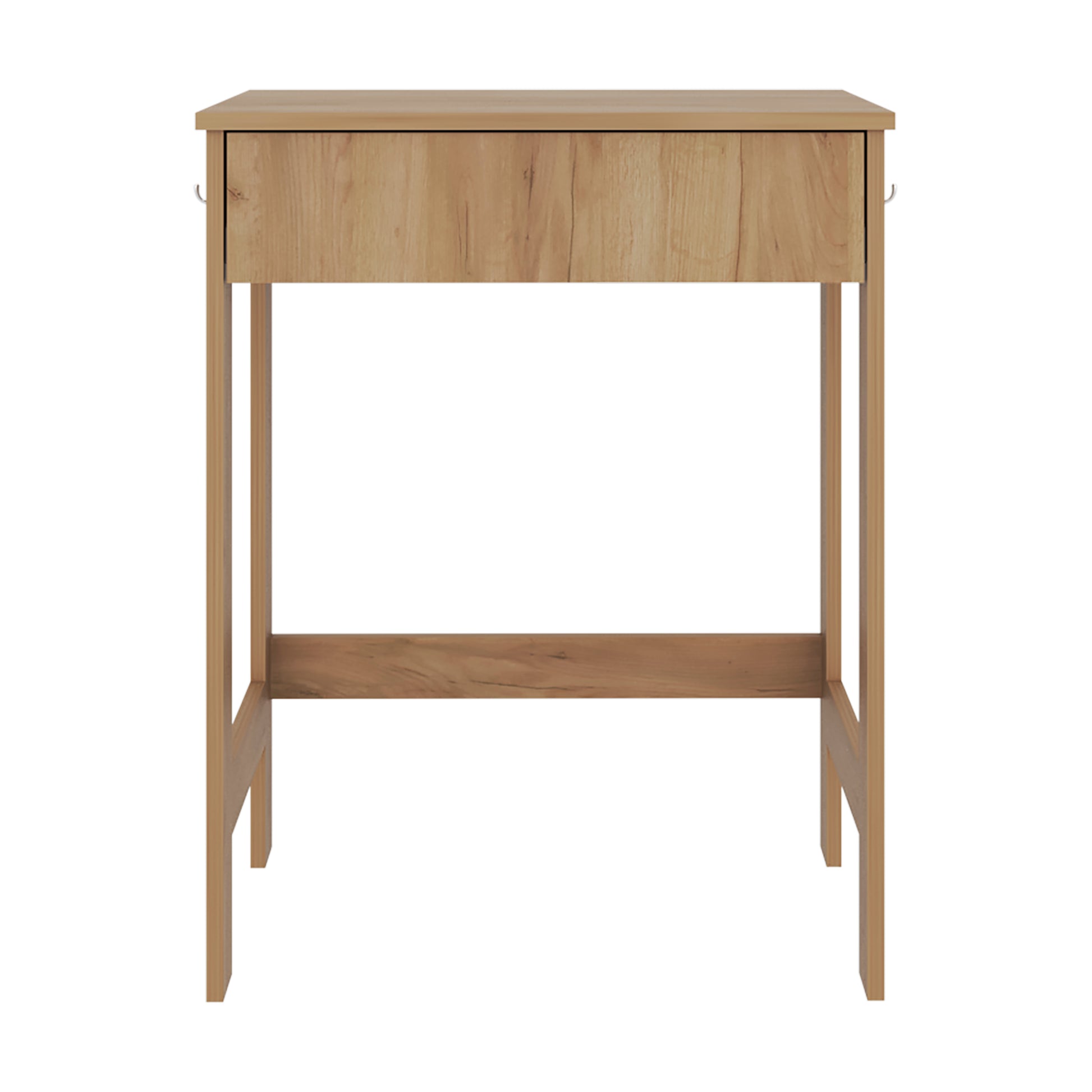 Computer Desk, 1 Drawer, 4 Legs, Natural Oak image 5
