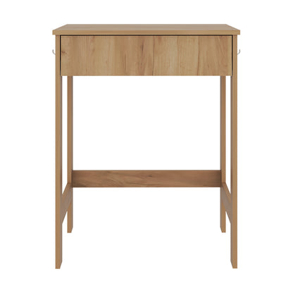 Computer Desk, 1 Drawer, 4 Legs, Natural Oak image 5