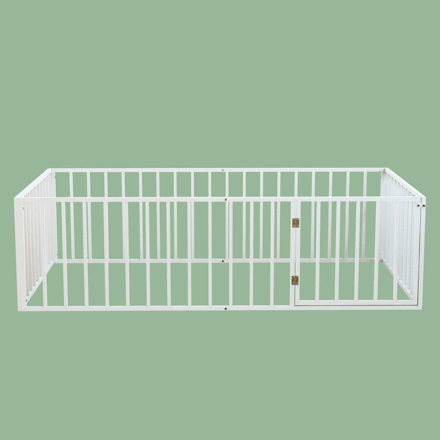 Metal Platform Bed Mattress Foundation with Steel Slat Support No Box Spring Needed Easy Assembly White image 4