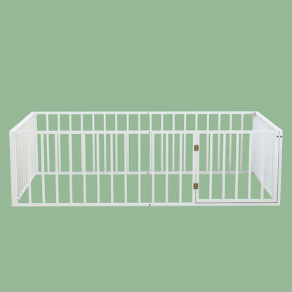 Metal Platform Bed Mattress Foundation with Steel Slat Support No Box Spring Needed Easy Assembly White image 4