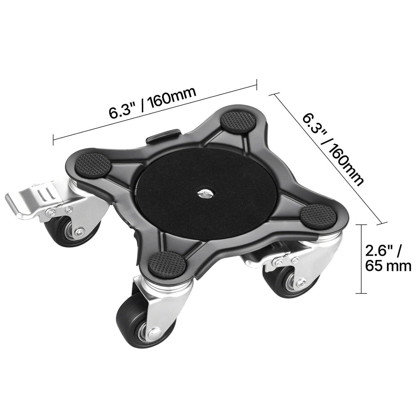 Furniture Dolly Heavy Duty Furniture Mover with 5 Wheels 1200 lbs Capacity image 7