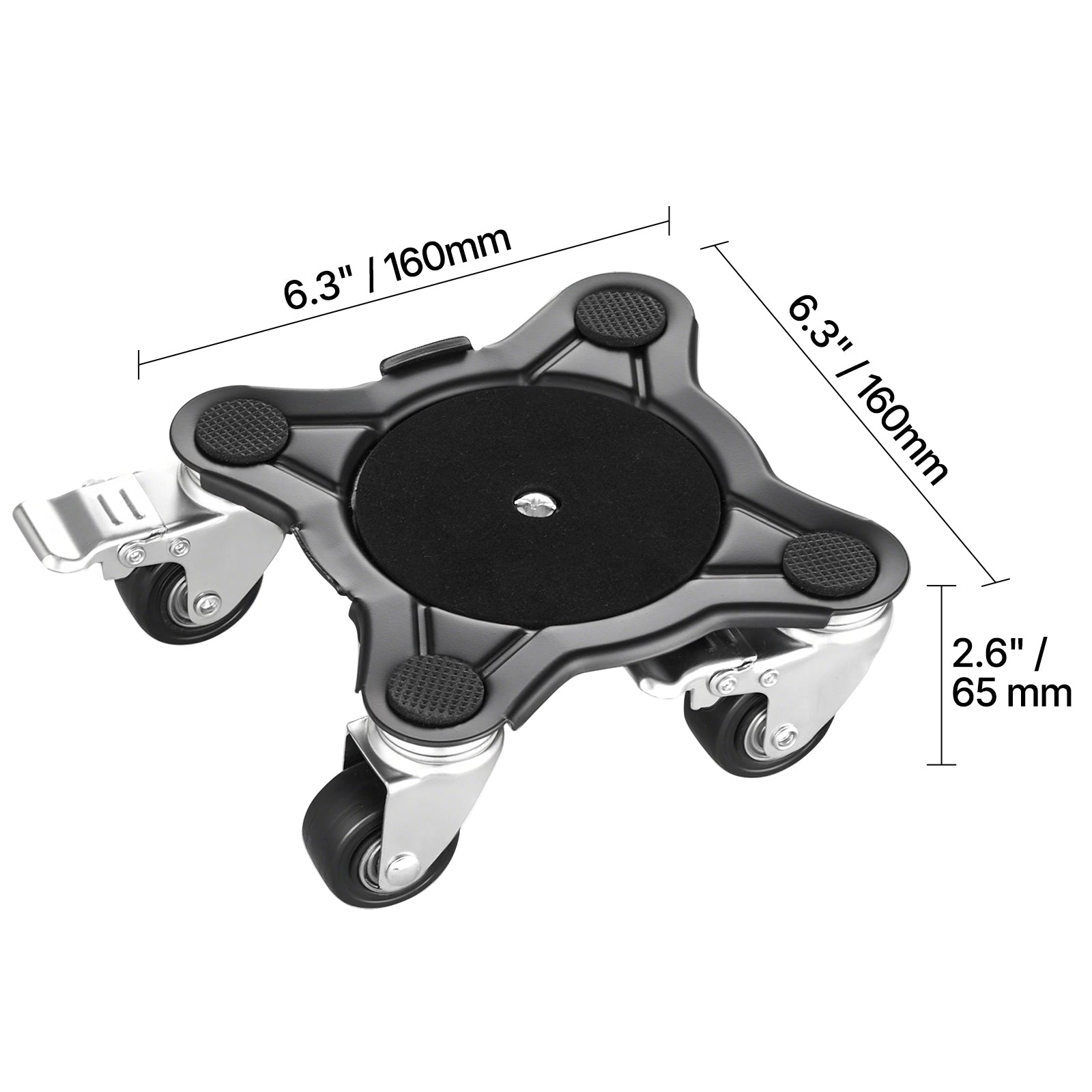 Furniture Dolly Heavy Duty Furniture Mover with 5 Wheels 1200 lbs Capacity image 7