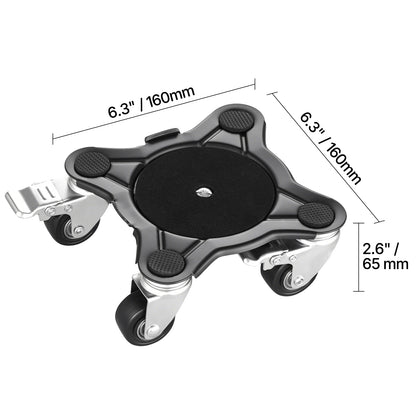 Furniture Dolly Heavy Duty Furniture Mover with 5 Wheels 1200 lbs Capacity image 7