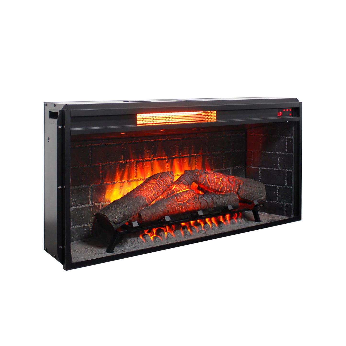 36 inch Infrared Electric Fireplace with Removable Trim kit Insert, Touch Panel Home Decor Heater image 3