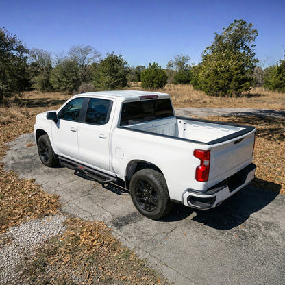 Two Stairs Running Board Compatible with 2007-2018 Chevy Silverado GMC Sierra 1500; 2007-2019 2500 HD 3500HD; 2019 LD/Limited Crew Cab Drop Step Side Step Nerf Bars image 10