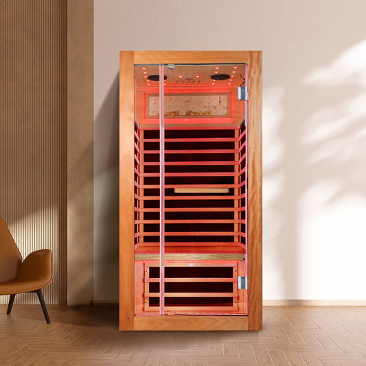 Single-person sauna room image 1