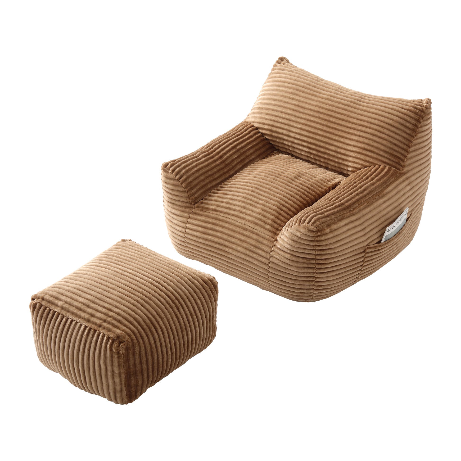 Bean Bag Chair for Adults, Oversized Comfy Beanbag Living Room Lazy Sofa for Bedroom & Dorm image 3
