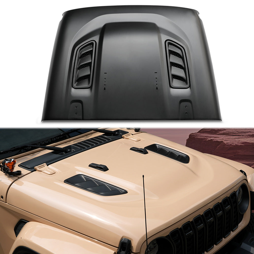 10th Anniversary Engine Hood For Jeep Wrangler JL 2018+ and Jeep Gladiator JT 2020+ (not fit for JL 392 and JT Mojave) image 7