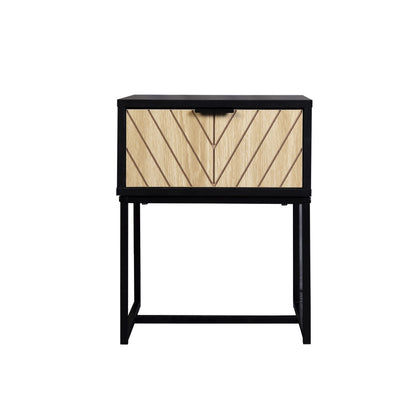 Modern Entryway Console Table with Storage Drawer, Compact Side Accent Table, Black Finish Wooden Drawer Narrow Space Saving Sofa Table for Hallway Living Room image 6