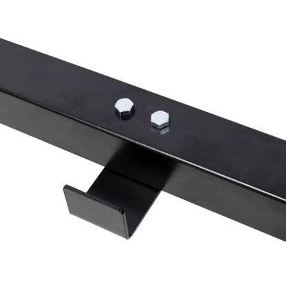 Door Hanger Storage Rack Bracket Holder for 1987-2023 Jeep Gladiator JT & Wrangler JK JKU JL JLU TJ YJ JKU Removable Stand Cart Sliding for 2/4 Door (Black) image 9