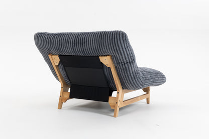 Bean bag chair for Adults,Accent Armless Lazy Sofa, Casual Single Sofa, Corduroy Fabric, For Living Room And Bedroom, With Backrest, Single Seat image 9