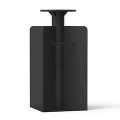 Patio Umbrella Base in Ground, Heavy-Duty Steel Construction for Stability, Supports up to 700LBS, 11" x 11" x 23.2"