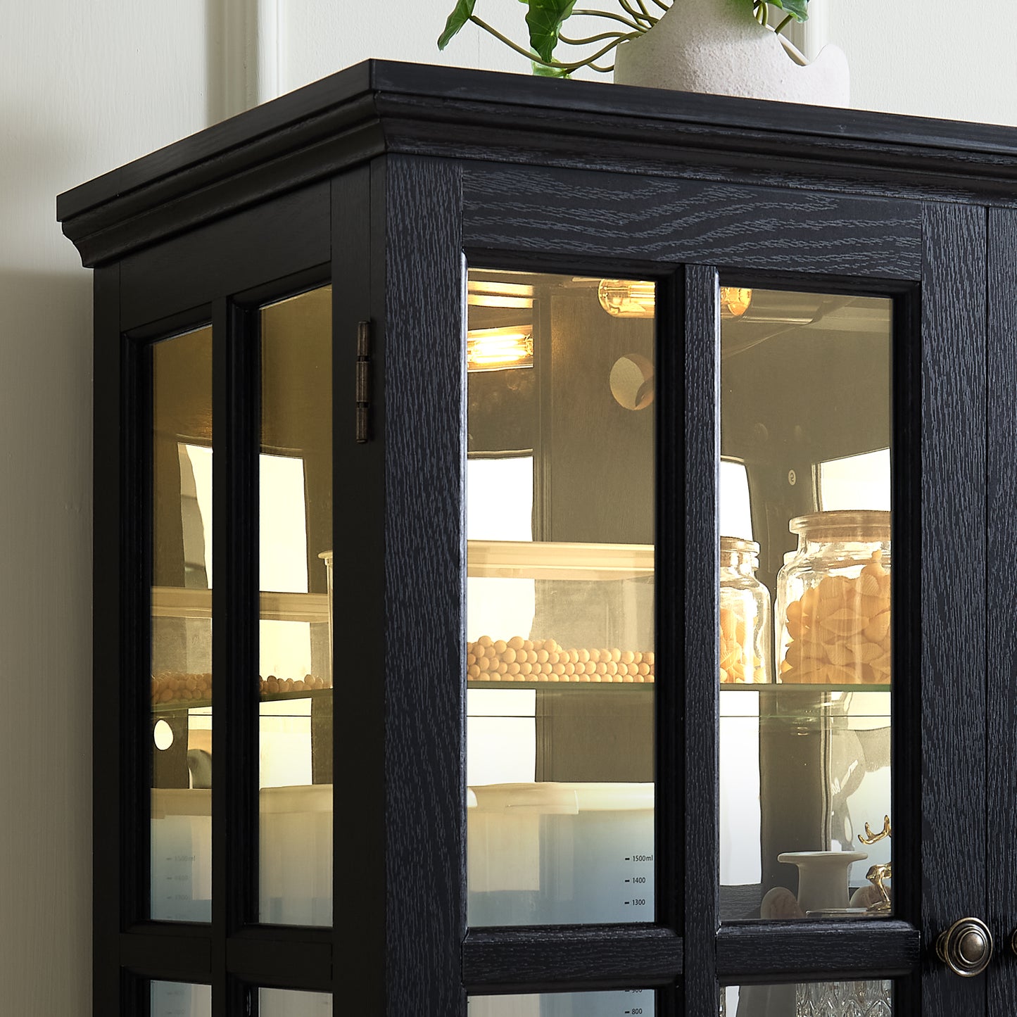 Four Door Display Cabinet - Interior with Shelves