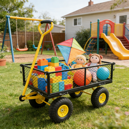 Wagon Cart Garden cart trucks make it easier to transport firewood image 1