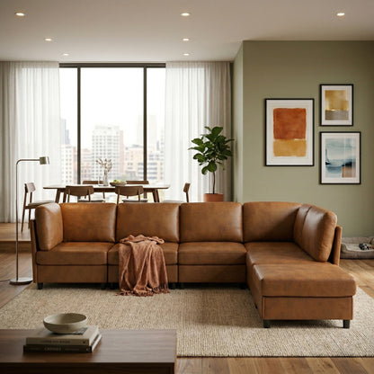 Modern Modular Corner Sofa Foil fabric Freely Configurable with image 8