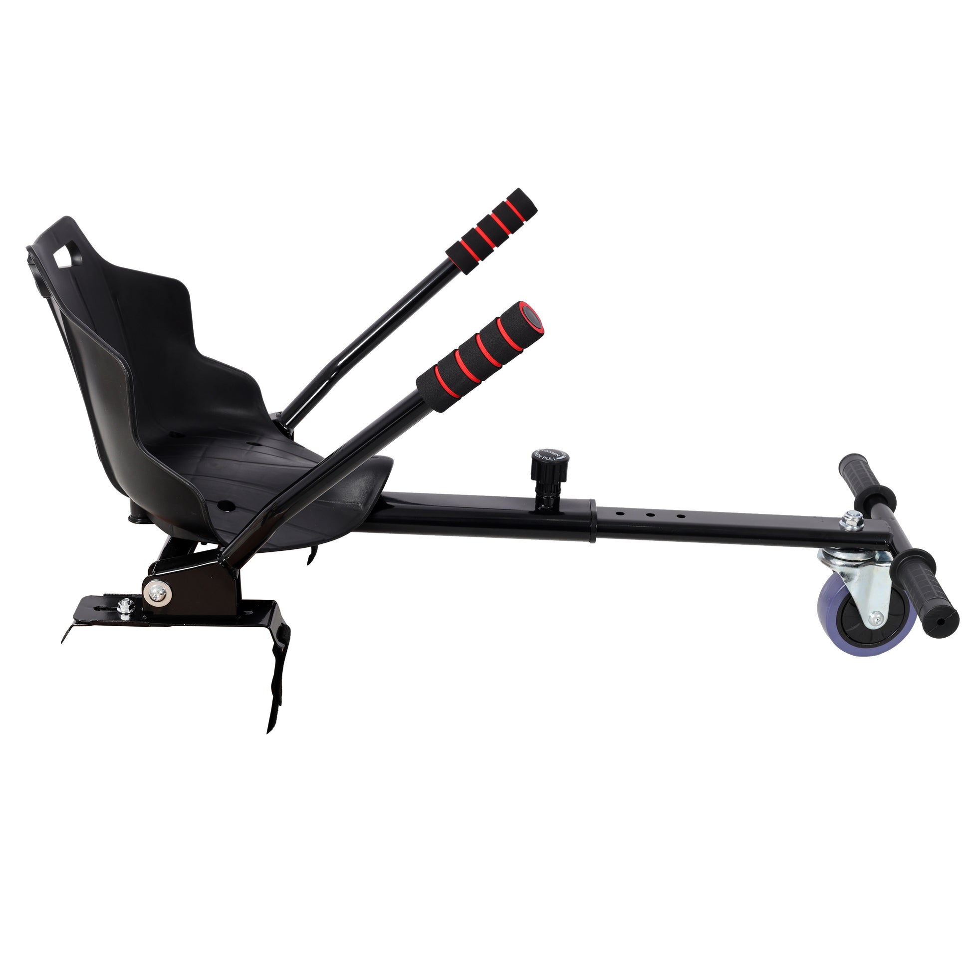 Hoverboard Seat Attachment Go-Kart,Fits 6.5" 8"10" Hoverboards,Sturdy Adjustable Off-Road Frame,Hover Cart for Family Fun,not include Hoverboard,Black image 8