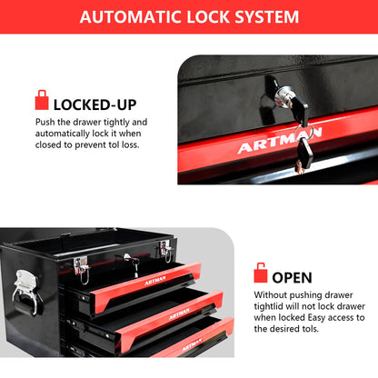 3 Drawers Tool Box image 7