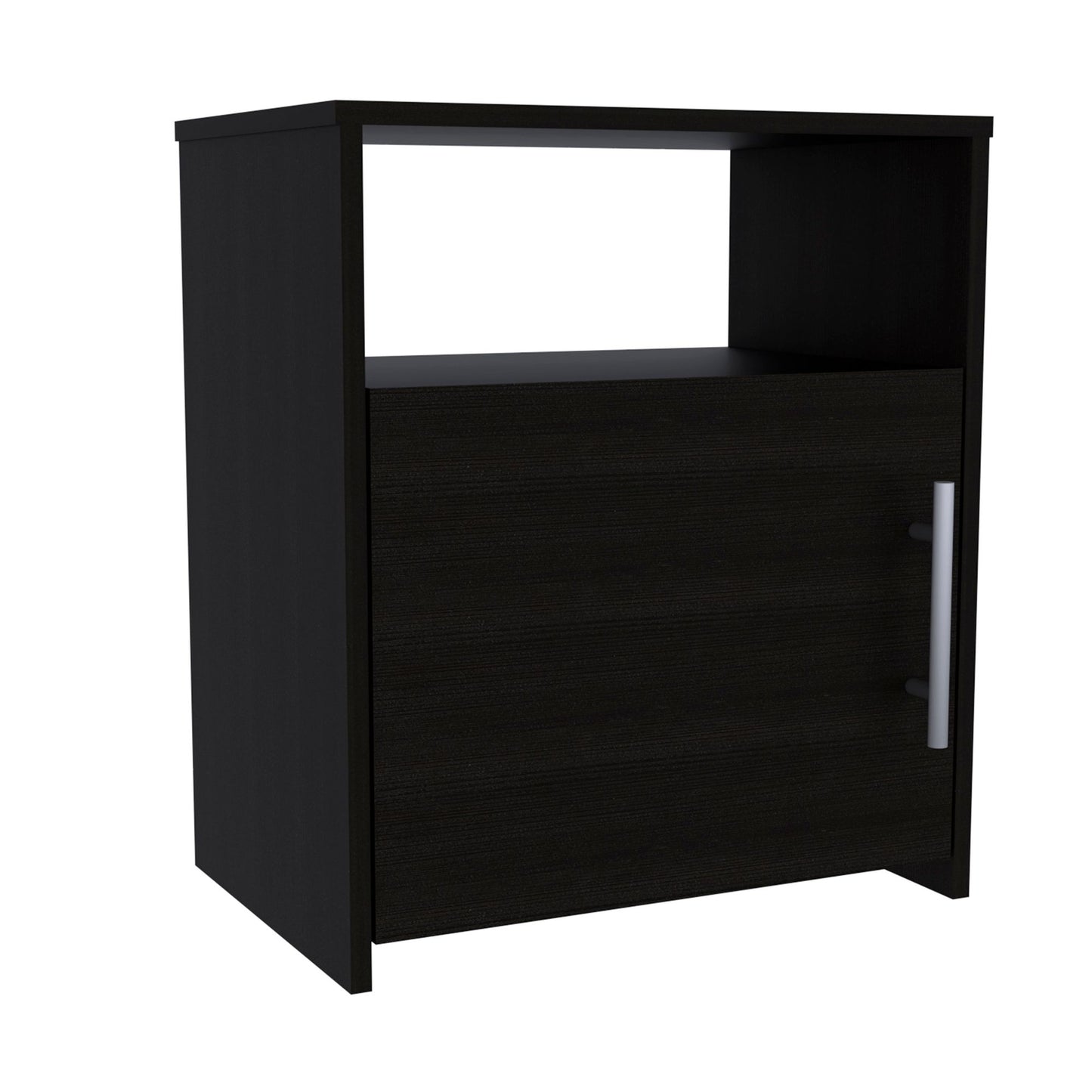 3 Piece Bedroom Set, London Armoire + 2 Omaha Nightstands, Black image 4