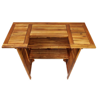 3 Piece Patio Bar Set Solid Wood Acacia image 6