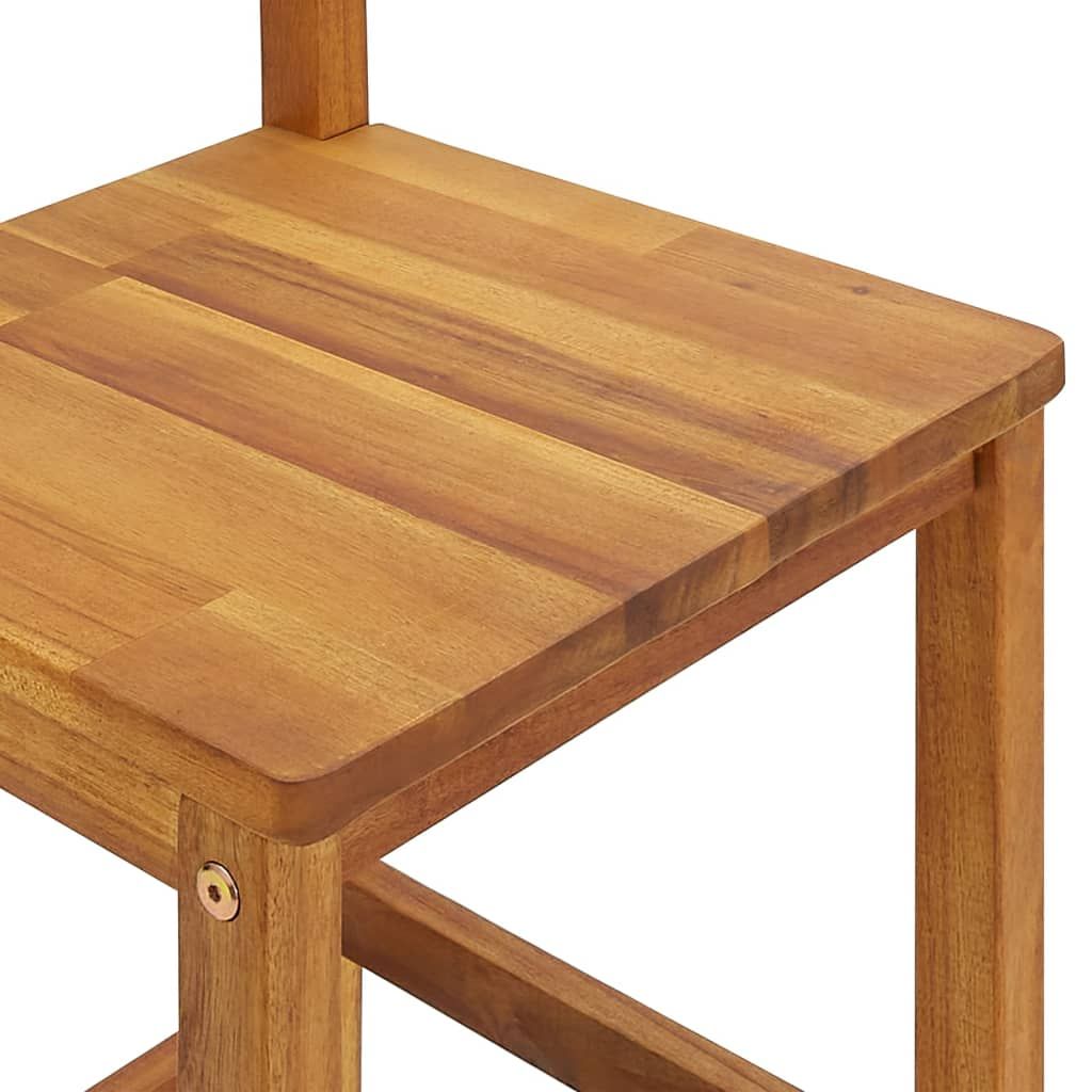 3 Piece Patio Bar Set Solid Wood Acacia image 11