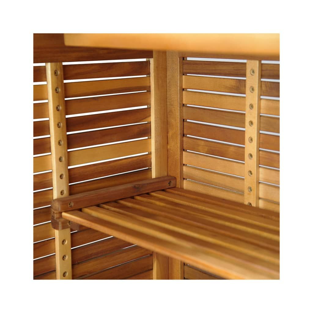 3 Piece Patio Bar Set Solid Wood Acacia image 7