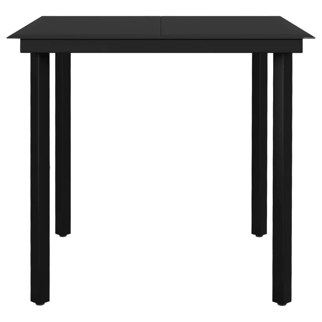 3 Piece Patio Dining Set Dark Gray image 6