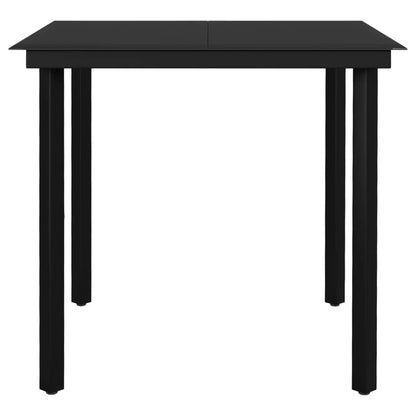 3 Piece Patio Dining Set Dark Gray image 6