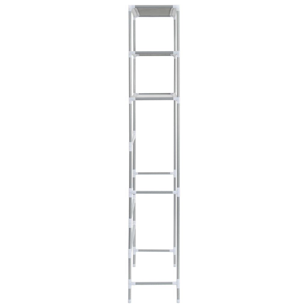 3-Tier Storage Rack Over Laundry Machine Silver - Over Washer Setup