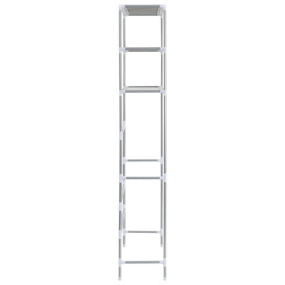 3-Tier Storage Rack Over Laundry Machine Silver - Over Washer Setup