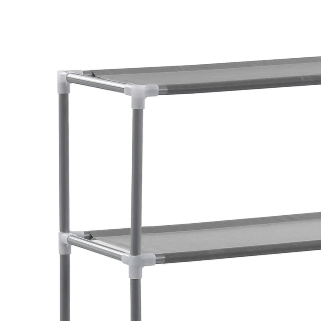 3-Tier Storage Rack Over Laundry Machine Silver - Close Up of Shelves
