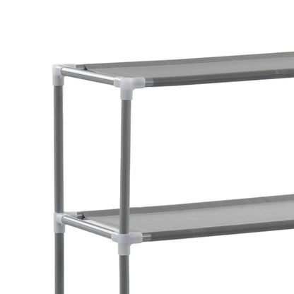 3-Tier Storage Rack Over Laundry Machine Silver - Close Up of Shelves