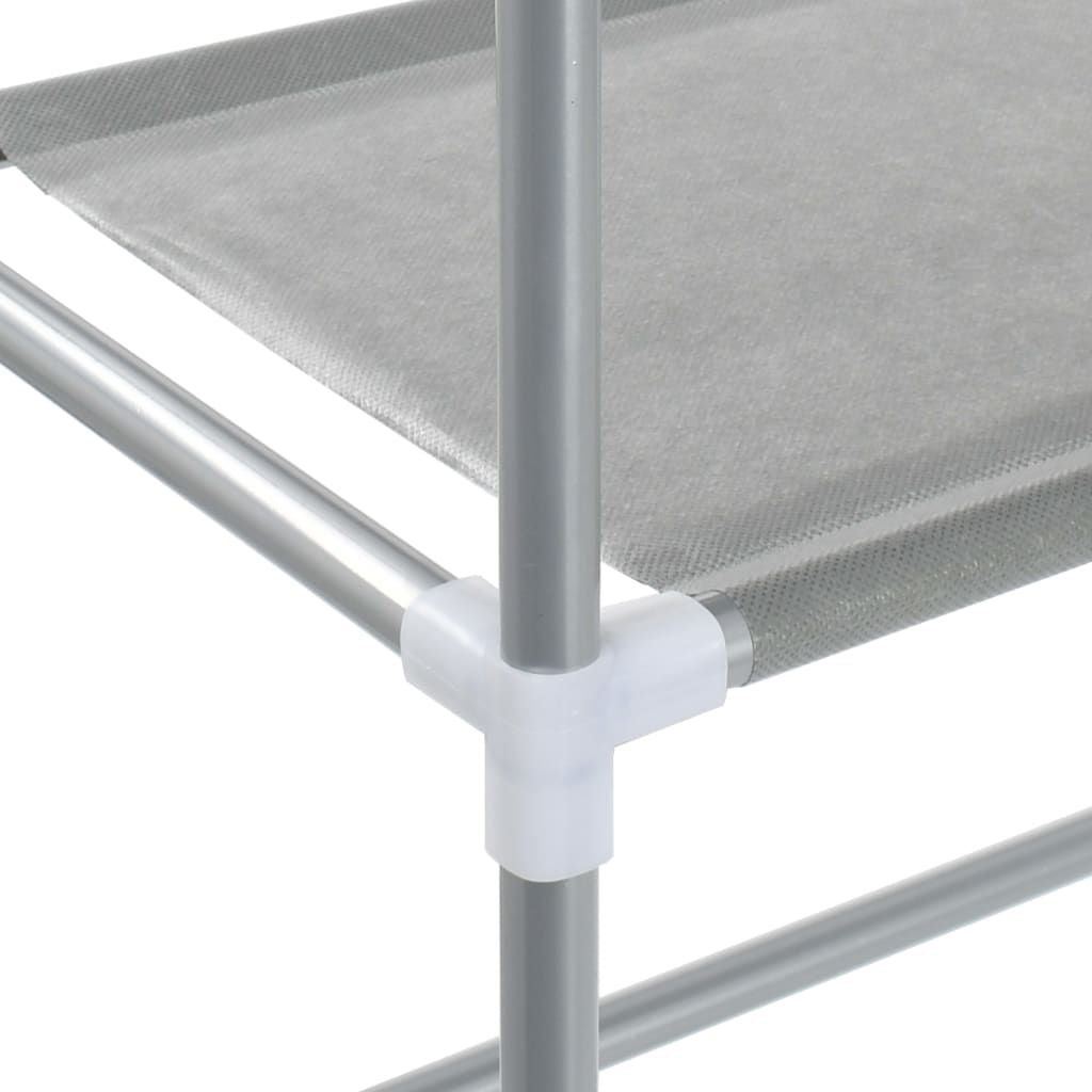 3-Tier Storage Rack Over Laundry Machine Silver - Assembly Parts