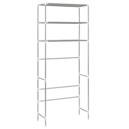 3-Tier Storage Rack Over Laundry Machine Silver - Dimensions